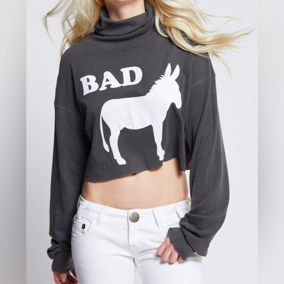 Recycled Karma Brands Odd People - Bad Donkey Turtleneck - NWT - M - Picture 5 of 5